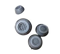 Coussinets de Machine à Laver 4 Pièces Anti Vibration Tampon Résiste à l'Humidité Cale Machine a Laver pieds de meuble résistant aux chocs patins de protection Anti-marche (Gray,Large)