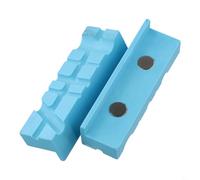 Coussinets de mâchoire souples bleus de 12,7 cm avec grip antidérapant pour