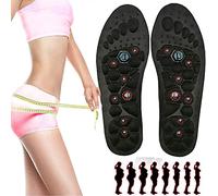 coussinets de massage des pieds, Semelles intérieures respirantes et amincissantes for hommes et femmes, semelles de thérapie par acupression et massage magnétique, semelles de thérapie par réflexolog