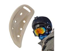 Coussinets de menton pour casque - Silicone 12 cm | Rembourrage de mentonnière de rechange, avec support rembourré pour casques durs - Repose-casque rigide en silicone pour le confort du patinage |