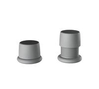 Coussinets de Meubles Anti-Vibration, 5 pièces, Tapis élévateur Pieds Maison, Pare-Chocs réglable en Hauteur, Silencieux Auto-adhésif pour Table Chaise(Grey)