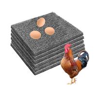 Coussinets de nichoir pour poules, en plastique, lavables, tapis de nidification réutilisables, pour le compostage de poules, pondre des œufs