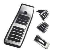 Coussinets de pédale de voiture pour A4 B9 Avant A5 F5 FY 2016 2017 2018 2019 Repose-pieds de frein à carburant Coussinets de pédale d'embrayage (MT)