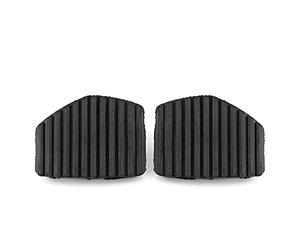 Coussinets de Pédale D'embrayage de Frein, Couvercle de Protection de Pédale, 1 Paire de Couvercles en Caoutchouc de Pédale de Frein D'embrayage PourCitroën 1007 207 208 301 C3 C4 C5 C6 C8