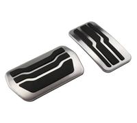 Coussinets de pédale for Ford for Escape for Kuga 2013-2019 protecteur de couvercle de pédale d'accélérateur de frein à gaz en caoutchouc antidérapant(2Pcs AT)