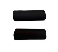 Coussinets de pieds pliables pour chaises d'extérieur - Tapis de relaxation portable antidérapant en mousse - 20 x 8 cm - Noir
