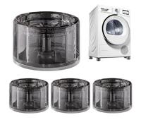 Coussinets de pieds pour machine à laver, coussinets anti-vibrations pour machine à laver - 4X socles pour laveuse et sécheuse,Le support antidérapant de la machine de séchage surélevé arrête le dépla