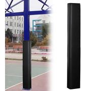 Coussinets de poteau de basket-ball noirs - Enveloppes absorbant les chocs pour poteaux métalliques de stationnement, protection de poteau de basket-ball, équipement de sports de plein air