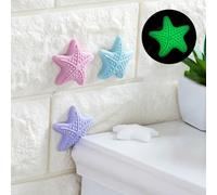 Coussinets De Protection Arrière Pour Enfants, 2 Pièces, Silencieux, Doux, Protection Murale, Kawaii Star, Poignée De Porte Lumineuse, Bouchons De Protection Pour Les Soins De Sécurité Des Bébés