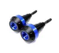 Coussinets De Protection Contre Les Chocs Cadre De Moto CNC pour GSXS 750 GSXS1000 1000GT 1000GX GSX-S 750 1000 GT GX Protection Contre Les collisions(Bleu)