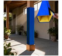 Coussinets de protection pour poteaux de basket-ball, tapis de pilier pour terrain de jeu, rembourrage de poteau de basket-ball extérieur, convient aux poteaux de 30,5 cm, 30,5 cm, 28,4 cm, 25,4 cm