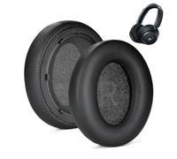 Coussinets de rechange compatibles avec Anker Soundcore Life Q45, HoneT ars Housse en mousse avec protéines, cuir souple et mousse à mémoire de forme, pour casque d'écoute, manchon en cuir (noir)