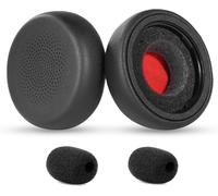 Coussinets De Rechange Compatibles Avec Casque Bluetooth Sans Fil Yealink Bh70 Wh64 En Cuir Protéiné