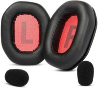 Coussinets de rechange compatibles avec casque de jeu Teufel Cage en cuir protéiné