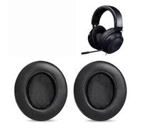 Coussinets de rechange compatibles avec casque Razer Nari Ultimate, Nari Essential, Kraken Kitty, Kraken Tournament Edition, cuir protéiné noir