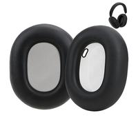 Coussinets de Rechange compatibles avec Casque Sonos Ace avec Mousse à mémoire de Forme, Cuir protéiné et Aimant Interne (Noir)