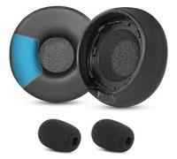 Coussinets de rechange compatibles avec casque stéréo Jabra Engage 55/65/75 Version stéréo Coussinets en cuir protéiné doux (ne convient pas aux modèles Engage 50, Engage 55/65/75 Mono Version)