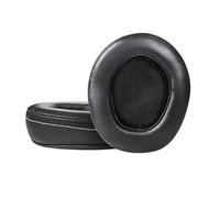 Coussinets de rechange compatibles avec casques DENON AH-D600, AH-D7100, en peau d'agneau, noir