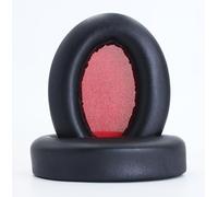Coussinets de rechange compatibles avec les casques 1MORE SonoFlow/SonoFlow SE/SonoFlow Pro. Cuir protéiné souple et rembourrage en mousse à mémoire de forme pour accessoires de réparation (noir et