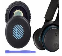 Coussinets de rechange compatibles avec les casques Bose OE2 OE2i SoundLink (noir et bleu)