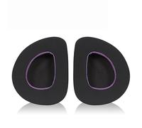 Coussinets de rechange compatibles avec les casques de jeu ASUS ROG Delta Aura Sync USB-C - Gel rafraîchissant noir et violet