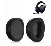 Coussinets de rechange compatibles avec les casques de jeu ASUS ROG Theta 7.1 USB-C en cuir noir