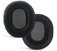 Coussinets de rechange compatibles avec les casques stéréo Marshall Monitor Comfort Protein Leather Haute Densité Mousse à mémoire de forme Pièces de réparation Noir