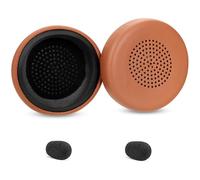 Coussinets de rechange compatibles avec Plantronics Voyager Focus UC B825/1&2 UC, Voyager 4210/4220, Poly BlackWire 5200/C5200/C5210/5210/C5220/7225, Backbeat Sense (marron)