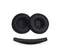 Coussinets de rechange confortables en mousse à mémoire de forme pour casque JBL Tune 600 T450 T450BT T500BT JR300BT - Noir