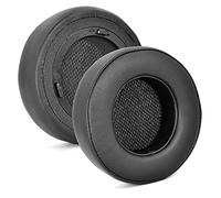 Coussinets de rechange de qualité supérieure - Compatible avec Corsair Virtuoso RGB sans fil SE - Boucle en plastique intégrée (noir plus épais)