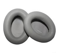 Coussinets de rechange de style OEM pour casque Bose pour casque QuietComfort 45 fabriqués avec une peau protéinée de qualité supérieure pour un port toute la journée (gris argenté)