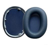 Coussinets de rechange en cuir compatibles avec les écouteurs sans fil Sony Wh-1000xm6 pour un confort amélioré et une isolation acoustique en couleur noire (bleu)