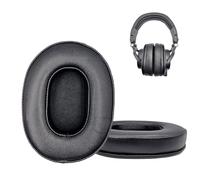 Coussinets de rechange en cuir de mouton pour casque Audio Technica ATH-M50 M50S M50X M40 M40S M40X M30 M30X M20 M20X Audio Technica ATH-MSR7 ATH-MSR7NC (cuir de mouton noir)