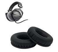 Coussinets de rechange en cuir et mousse à mémoire de forme pour casque Beyerdynamic DT770 DT880 DT990 PRO DT531 DT690 DT811 DT911 DT931 DT860 DT440 DT660 DT331 Noir