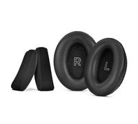 Coussinets de rechange en cuir protéiné pour casque de jeu d'aviation, coussinets d'oreille avec isolation phonique en mousse