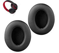 Coussinets de rechange en mousse à mémoire de forme pour casque audio Bluetooth filaire/sans fil Studio 3 et Studio 2.0 Noir