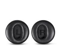 Coussinets de rechange en peau d'agneau compatibles avec casques DENON AH-D2000, D5000, D5200, D7200, D7000, D9200, noir avec taille L/R