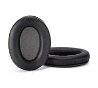 Coussinets de Rechange Haut de Gamme compatibles avec Les Casques Kingston HyperX Cloud 1 et HyperX Cloud 2 (Noir). Cuir protéiné | Mousse Souple Haute densité | Installation Facile