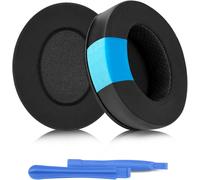 Coussinets de Rechange pour Audio-Technica ATH M50XBT M50X M40X,HyperX Cloud/Flight/Alpha/Stinger SteelSeries Arctis 7X/9X/Pro Coussinets de Rechange pour Casque Audio (Gel Refroidissant Noir)