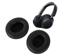 Coussinets de rechange pour casque Anker Soundcore Space Q45, coussinets professionnels en cuir protéiné souple et mousse à mémoire de forme, épaisseur supplémentaire, noir