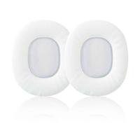 Coussinets de rechange pour casque audio Technica ATH M50X M50XBT M50RD M40X M30X M20X MSR7 SX1 - Blanc