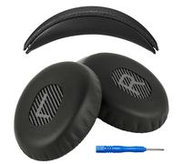 Coussinets de Rechange pour Casque Bose QuietComfort 3 (QC3) (Non Compatible avec Tout Autre modèle). Cuir protéiné de qualité supérieure | Installation Facile | Confortable