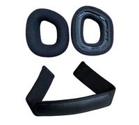 Coussinets de rechange pour casque de jeu Corsair HS80 RGB en mousse à mémoire de forme confortable (noir)