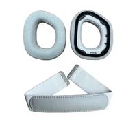Coussinets de rechange pour casque de jeu Corsair HS80 RGB en mousse à mémoire de forme confortable (gris)
