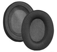 Coussinets de rechange pour casque Denon AH-D1100 NC800 en cuir protéiné Réduction du bruit Noir (B)