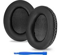 Coussinets de rechange pour casque HyperX Cloud II/Cloud III/Mix/Alpha/Cloud Flight/Stinger 2 (cuir protéiné/noir)
