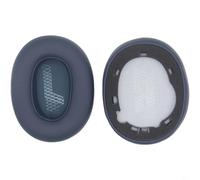 Coussinets de rechange pour casque JBL Live 770NC en cuir protéiné de qualité supérieure, avec design respirant, pour un ajustement confortable et facile à installer, noir et gris (bleu)