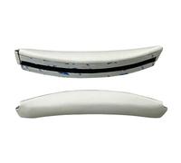 Coussinets de rechange pour casque JBL Tune T700BT T710 T720 T750BTNC T760NC en cuir d'agneau avec installation adhésive en mousse haute densité, accessoire doux et confortable pour casque (blanc)