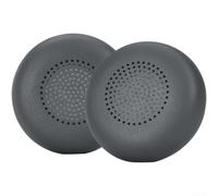 Coussinets de rechange pour casque Logitech Zone Wired 2 sans fil 2 ES en cuir protéiné souple isolant du bruit Housses carrées en mousse 10,5 cm (A)