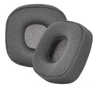 Coussinets de rechange pour casque Marshall Major V en cuir protéiné Isolation phonique Marron 6,5 x 2 cm (A)